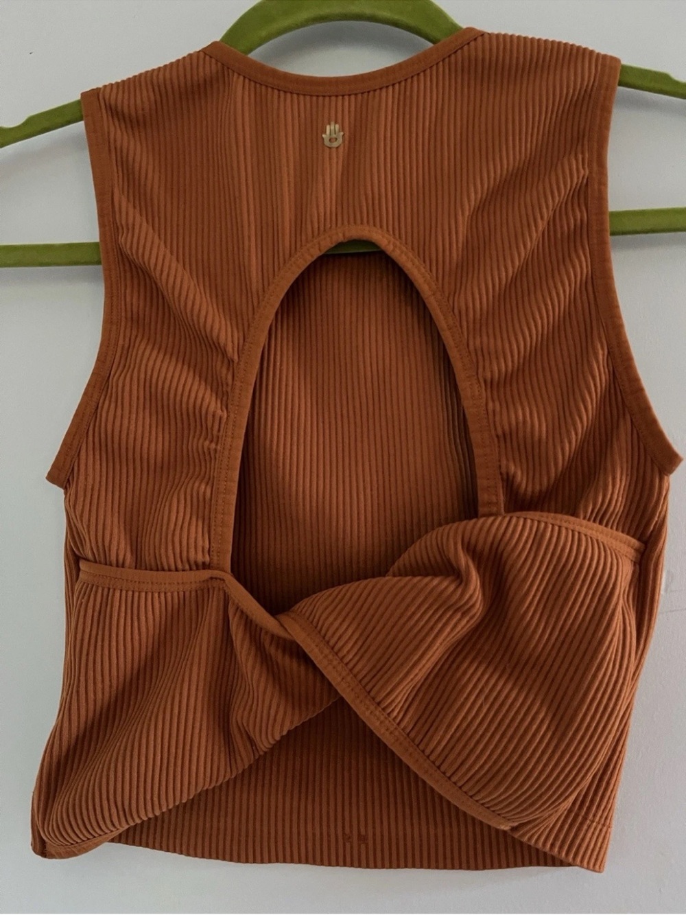 Spiritual Gangster Ribbed Tank Top - Rust - Picture 2 of 4